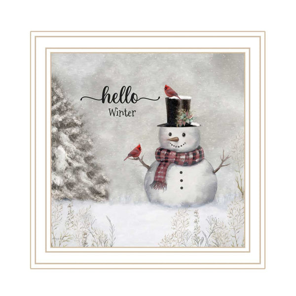 English Elm Trendy Decor 4u Peace on Earth 2-piece Framed Winter Wall Art Set White Wood B067P252305