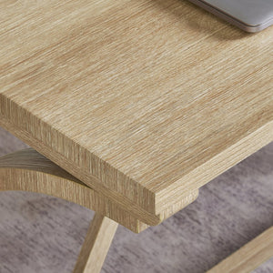 English Elm 59 Inch Bar Table Set with Power Outlet Rubberwood Frame and 3 Linen Stools Light Oak W2972P385256