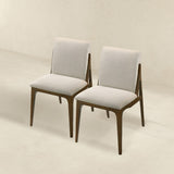 English Elm Ashcroft Furniture - Grivelle Cream Fabric Dining Chair (Set Of 2)