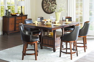 English Elm Swivel Pub Counter Chairs Set of 2 Faux Leather Oak Frame Bar Height Seating B011P321298