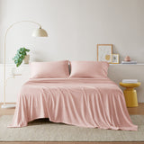 Intelligent Design Cotton Blend Jersey Knit Casual All Season Sheet Set ID20-2464 Blush