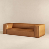 English Elm Ashcroft Furniture - Colton  Tan Leather Sofa