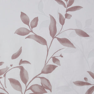 JLA Home Madison Park - Burnout Botanical Shower Curtain with Textured Burnout Detail, Water-Resistant, Machine Washable Elegance Mauve MP70-6630