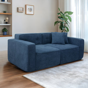 English Elm Modern Teddy Velvet Sofa – 3-Seat Full Foam Comfort, Soft Polyester-Cotton Cushions, 72H Rebound Time W1183S00015