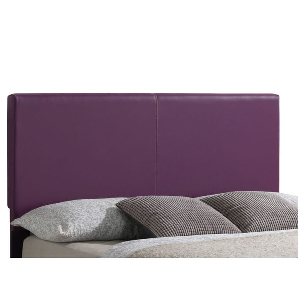 English Elm Inviting Purple Full Bed with Sturdy PU Frame, 47"H x 57"W x 81"D, Vibrant Casual Style, Easy Assembly B078108070