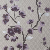 Madison Park Holly Modern/Contemporary Cotton Shower Curtain MP70-4172 Purple