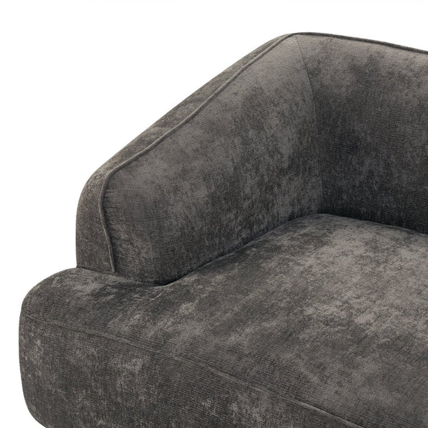 English Elm 122" L-shaped Sectional with Deep Chaise High Density Foam Low Profile Living Room Sofa N767P371309D
