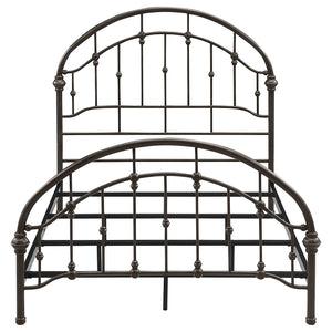English Elm Juneau Dark Bronze Full Metal Bed Frame - Vintage Victorian Elegance For Timeless Bedroom Style B062P346519