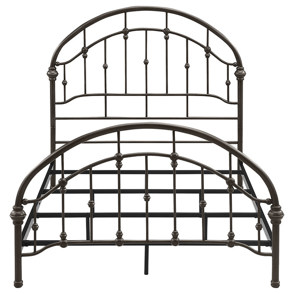 English Elm Juneau Dark Bronze Full Metal Bed Frame - Vintage Victorian Elegance For Timeless Bedroom Style B062P346519