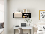 Hearth and Haven Wall Hanging Decorative Cabinet, Rattan TV Stand, Suitable For Living Room, Study, Bedroom W688123379