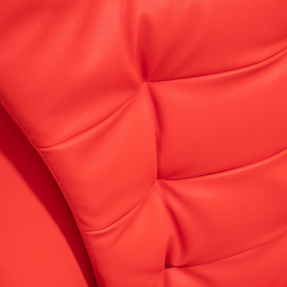 English Elm Homcom High Back Ergonomic Office Chair With Pu Leather, Footrest, Lumbar Support & Padded Comfort W2225P217493