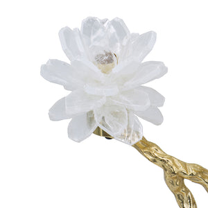 English Elm Aluminum Candle Holder With Elegant Black Bird Figurine And Marble Stand For Stylish Home Décor W2078P172361