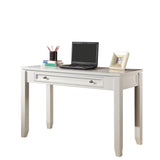 Boca L Shape Desk with Hutch Cottage White BOC-4PC-LDESK-HUTCH Parker House