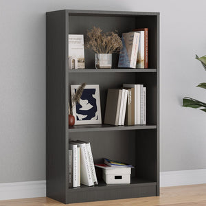 English Elm Bookcase Freestanding Wood 3 Shelf Adjustable Open Storage Unit for Home Office T3623P435531