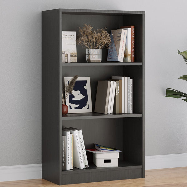 English Elm Bookcase Freestanding Wood 3 Shelf Adjustable Open Storage Unit for Home Office T3623P435531
