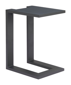 Zuo Modern Tudi Side Table Black - Modern Aluminum Design, Stylish Companion For Living Room & Bedroom Decor Black Aluminum 704136-zuo-modern