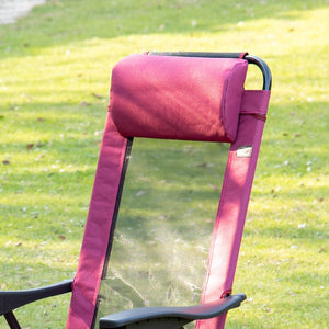 English Elm Outsunny Folding Patio Chairs Set Of 2 - Adjustable Sling Back Outdoor Chairs For Comfort & Style W2225P174086-GIGA