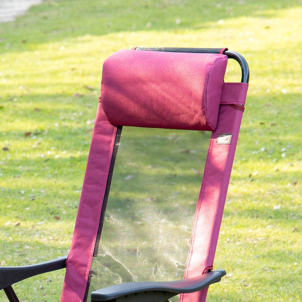 English Elm Outsunny Folding Patio Chairs Set Of 2 - Adjustable Sling Back Outdoor Chairs For Comfort & Style W2225P174086-GIGA