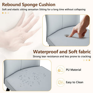 English Elm Table And Chair Set - 71" Walnut Grain Dining Table With 8 Light Gray Ergonomic Chairs For Style & Comfort W1151S04285-GIGA