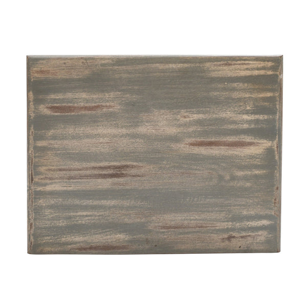 English Elm Christopher Knight Home® - Antique Hand-Carved Grey Mango Wood Nightstand – Distressed Vintage Finish, Solid Craftsmanship, Bedside Storage N758P194723D