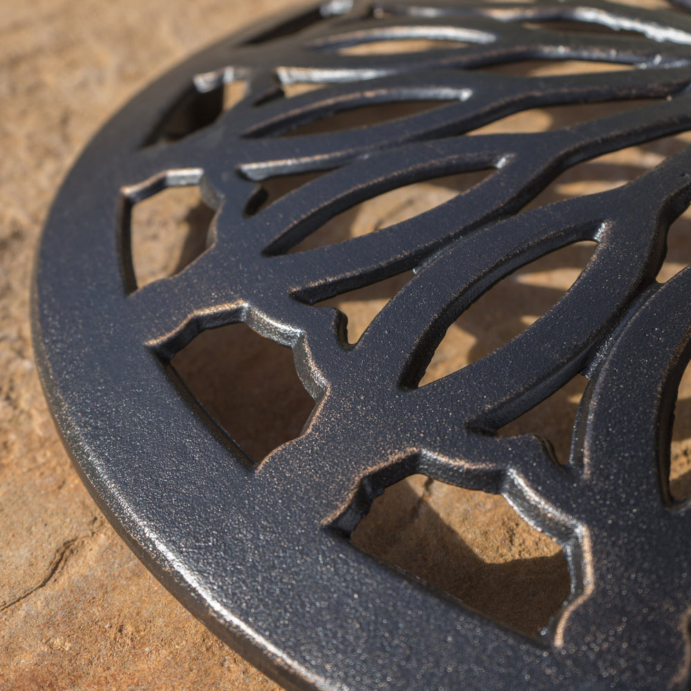 English Elm Christopher Knight Home® - WATERBURY Cast Aluminum Bistro Table Antique Copper Finish — Elegant European Patio Accent, Rust-Resistant Hardware 52473.00