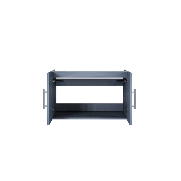 English Elm Dark Grey 30-in Bath Vanity Cabinet with Soft-Close Drawer, Fully Assembled, Solid Wood Frame, Spacious Storage B2731P258465