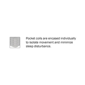 English Elm 8" Gel-Infused Memory Foam Hybrid Twin Mattress - 4-Layer Ventilated Foam & Pocket Coils, Firm Comfort B011P213342