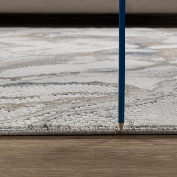 English Elm Geometrix Area Rug 7'10" X 10'6" - Stylish Gray & Ivory Geometric Design, Soft, Durable & Kid-Friendly B186P316807