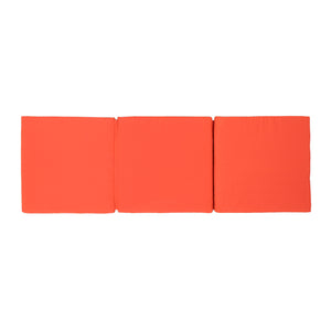 English Elm Christopher Knight Home® - 62575.00CUSH-GRN Luxury Jamaica Lounge Cushion Set — Water-Resistant Outdoor Polyester Comfort Pad Orange N775P230064O