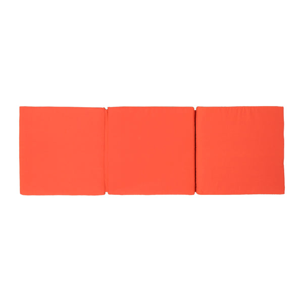 English Elm Christopher Knight Home® - 62575.00CUSH-GRN Luxury Jamaica Lounge Cushion Set — Water-Resistant Outdoor Polyester Comfort Pad Orange N775P230064O