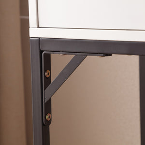 English Elm Vanity Desk With Led Lighted Mirror & Usb Ports, Elegant Makeup Table With Ample Storage & Durability W3008P235411-GIGA