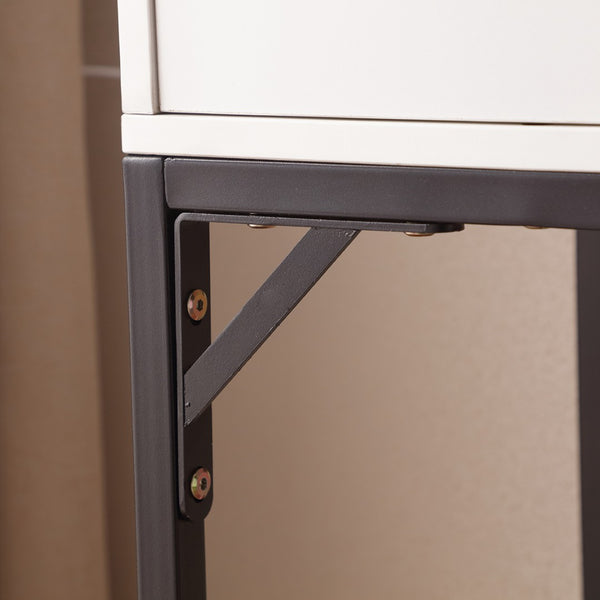 English Elm Vanity Desk With Led Lighted Mirror & Usb Ports, Elegant Makeup Table With Ample Storage & Durability W3008P235411-GIGA