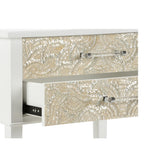 Pembroke Side Table White/Cream 385907 Chelsea House