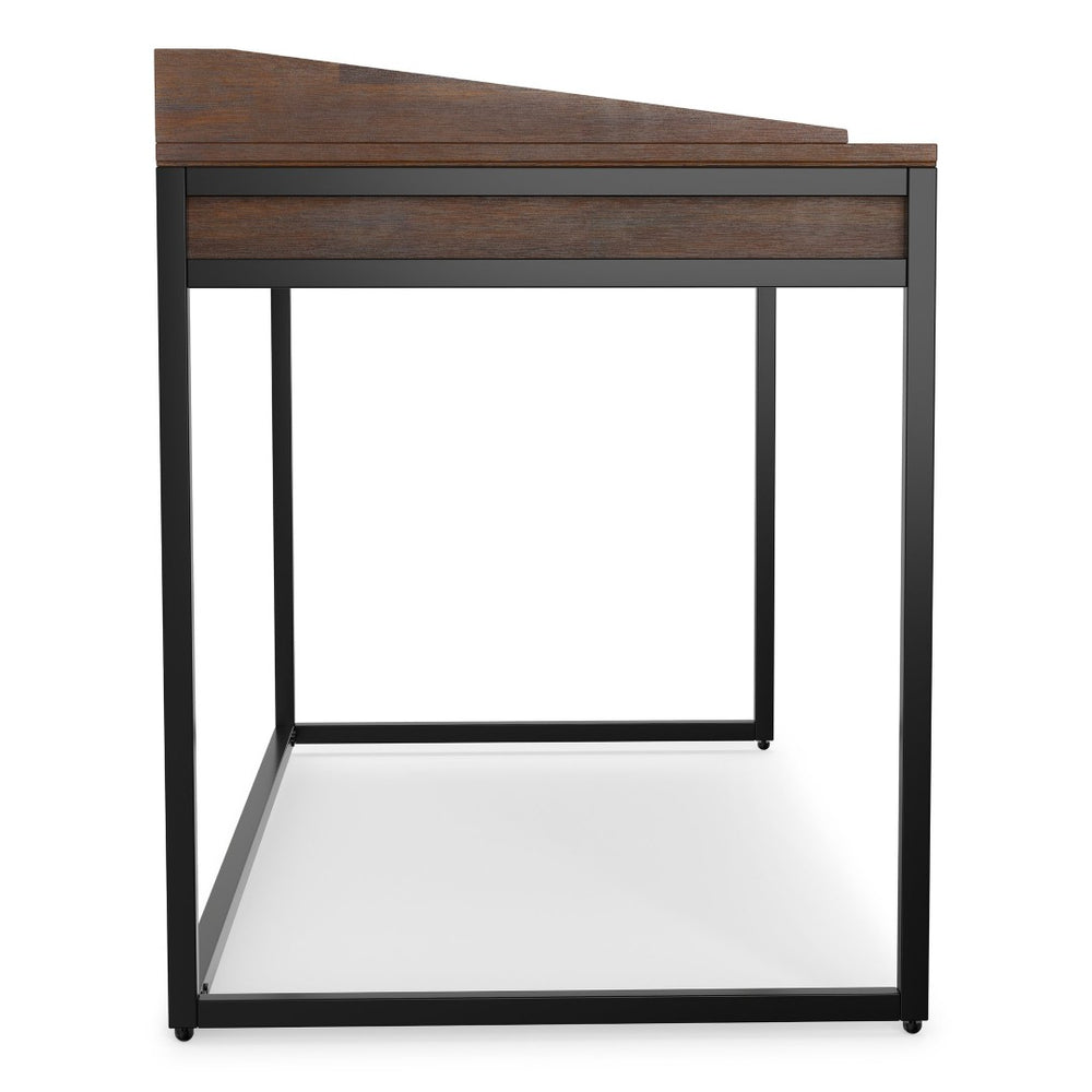 English Elm Ralston Handcrafted Desk In Distressed Charcoal Brown - Stylish, Functional, And Perfect For Small Spaces B136P159561-GIGA