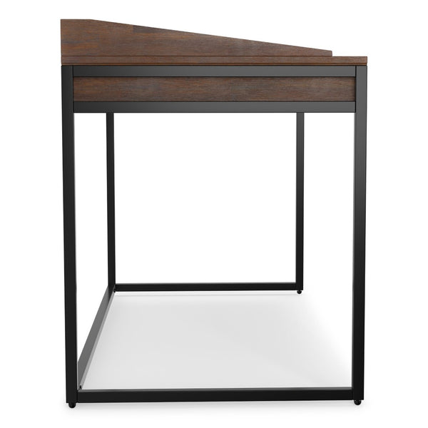 English Elm Ralston Handcrafted Desk In Distressed Charcoal Brown - Stylish, Functional, And Perfect For Small Spaces B136P159561-GIGA