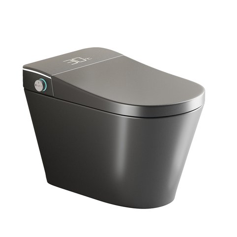 English Elm Unique Intelligent One-piece Toilet with Integrated Bidet Heated Seat and Auto Lid Grey W3133P414566