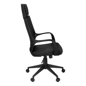 English Elm Office Gaming Chair with Ergonomic High-Back, Thick Padded Seat, Tilt Lock, 360° Swivel Mobility Black 27 L x 11 W x 23 H B2710P219673