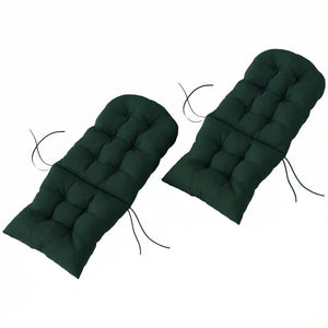 English Elm Garden Tufted High Back Patio Chair Cushions Set with Uv Resistant Polyester Cover T3971P476121