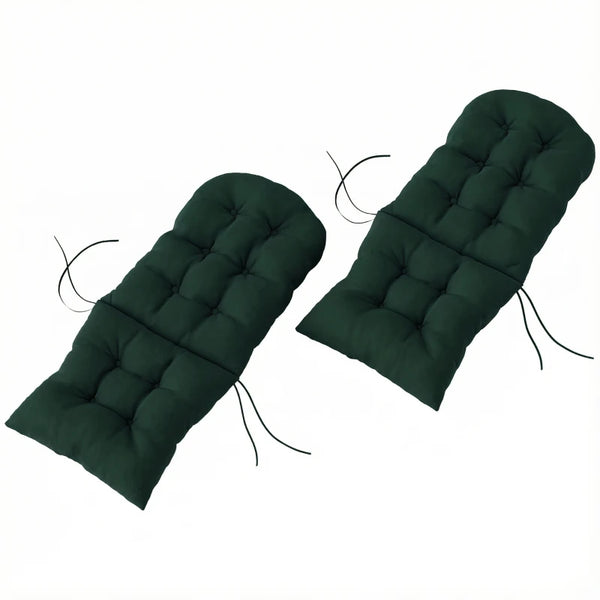 English Elm Garden Tufted High Back Patio Chair Cushions Set with Uv Resistant Polyester Cover T3971P476121