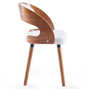 English Elm Swivel Counter Stools Set of 2 Rattan Back Pu Seat Mid Century Wood Frame Kitchen T3623P433657