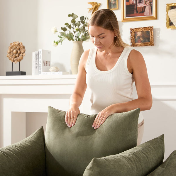 English Elm Modern Chenille Oversized Armchair - Stylish & Comfortable Accent Chair For Living Room & Bedroom W2997P236301