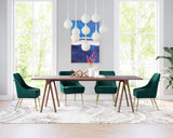 Maxine Dining Chair Green & Gold 109716 Zuo Modern