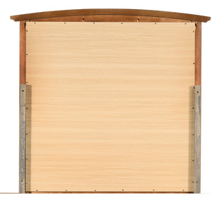 English Elm Hammond Contemporary Wood Veneer Mirror with Low-Distortion Glass, Slim 35x37 Profile for Small Spaces Oak 38 L x 39 W x 3 H B078108324