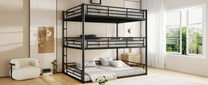 English Elm Twin Xl Solid Pine Loft Bed with Built-in Led Lighting and Storage Shelves Black W1580S00582