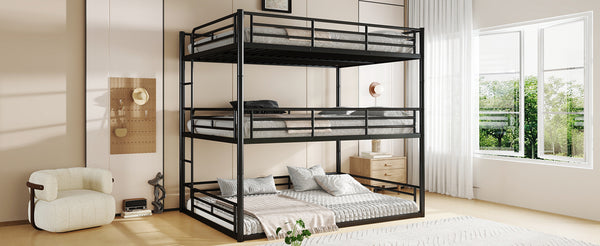 English Elm Twin Xl Solid Pine Loft Bed with Built-in Led Lighting and Storage Shelves Black W1580S00582