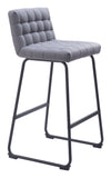 Pago Barstool - Set of 2 Gray 110072 Zuo Modern