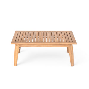 English Elm Outdoor Acacia Hardwood Rope Weave Patio Chat Set with Deep Cushioned Seating N757P408833B