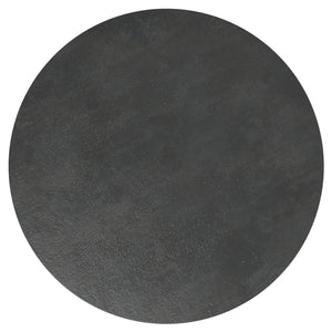 English Elm Alexa Hand-Finished Black Nickel 30" Round Cast Aluminum Pedestal Coffee Table, Industrial Chic B136P239028