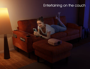 English Elm Convertible Modular 3-Seater Sofa with Removable Ottomans, Dual Side Storage and Versatile Layouts Orange W2012P318979