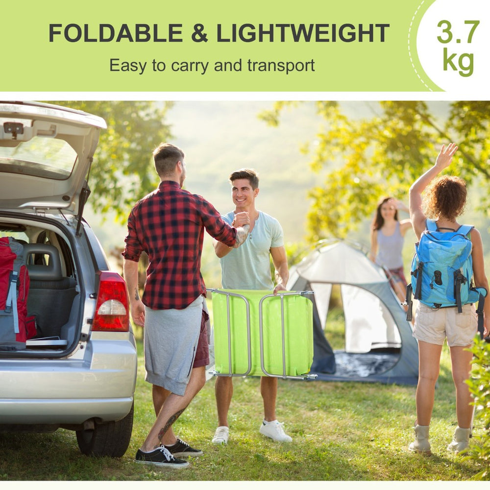 English Elm Outsunny Folding Chaise Lounge Chairs - Adjustable Outdoor Recliner With Pillow For Pool & Beach Fun W2225P174377-GIGA